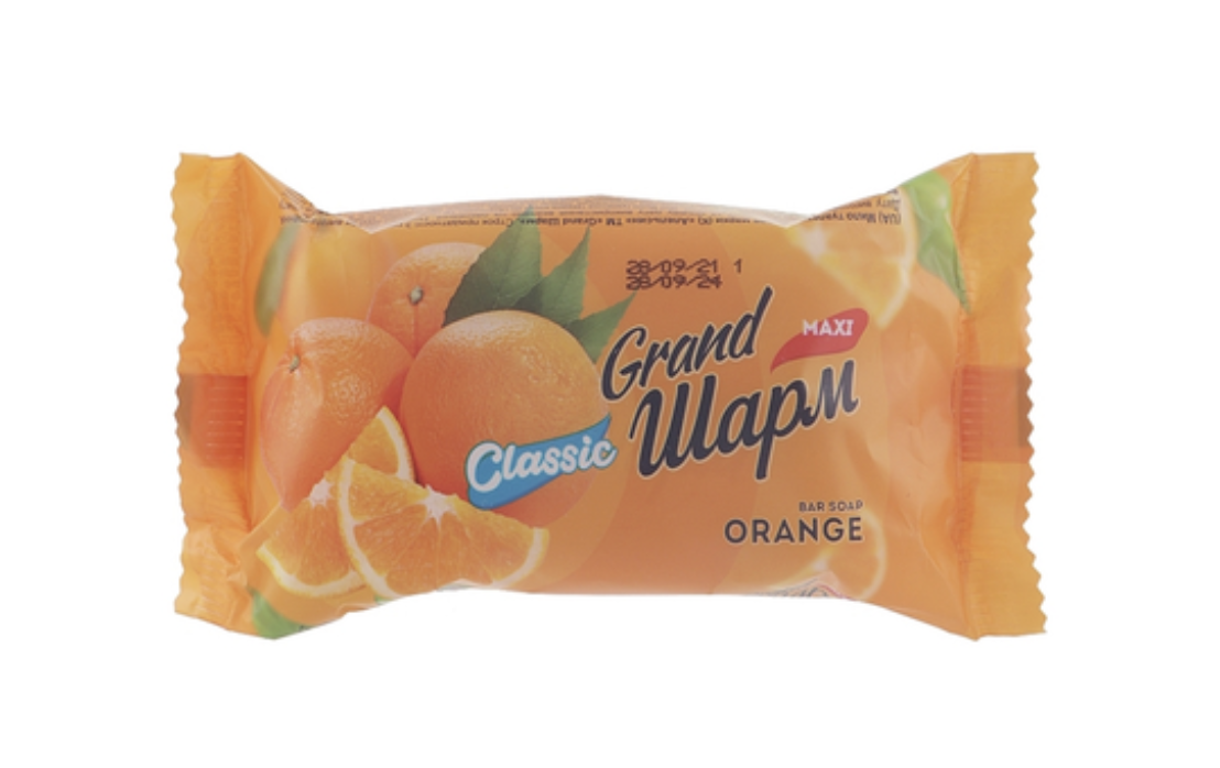 Мило туалетне тверде марка (К) Grand Шарм Апельсин 125г